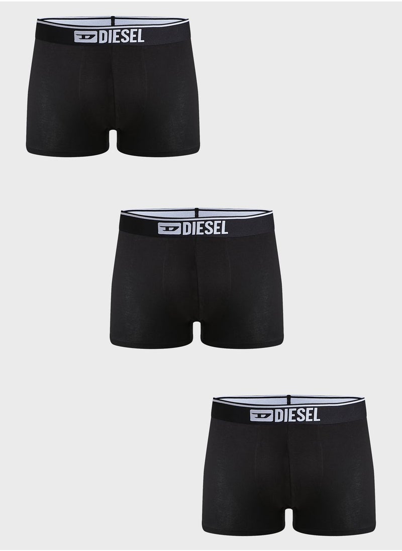 3 Pack Logo Trunks