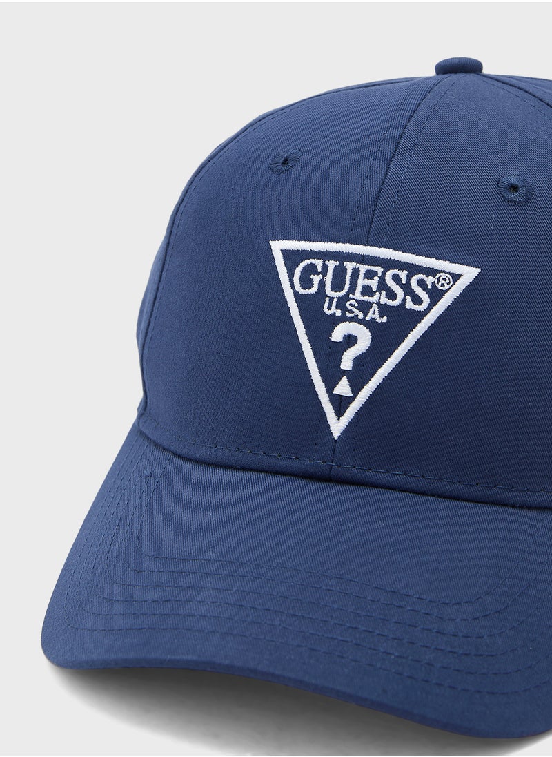 Logo Detail Curved Peak Cap