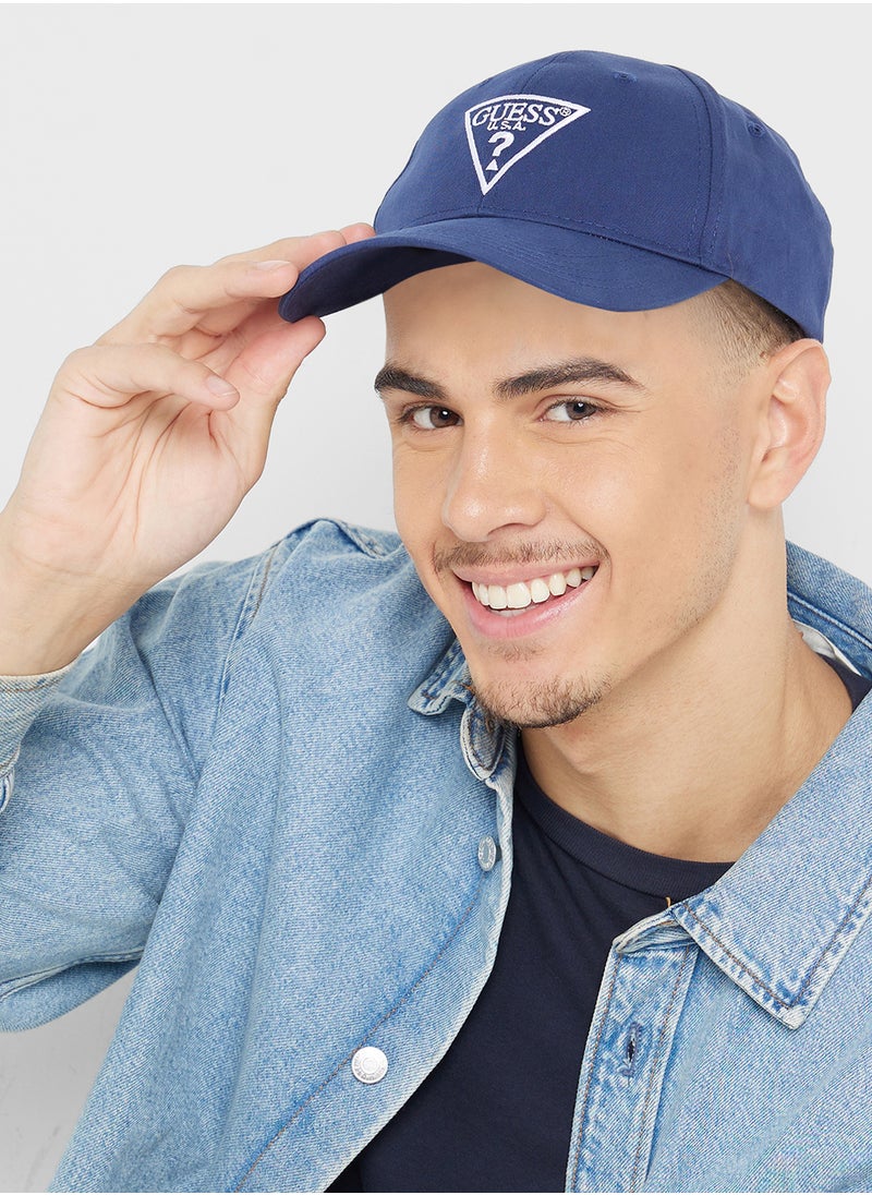 Logo Detail Curved Peak Cap