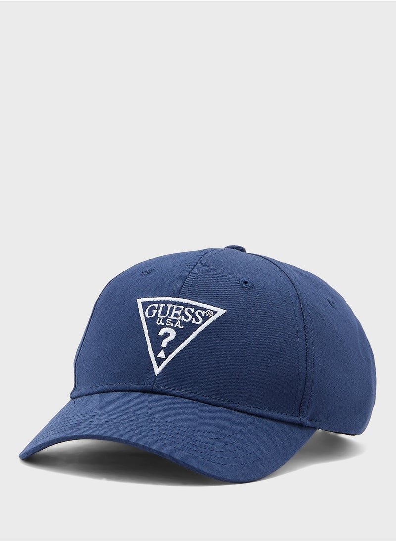 Logo Detail Curved Peak Cap