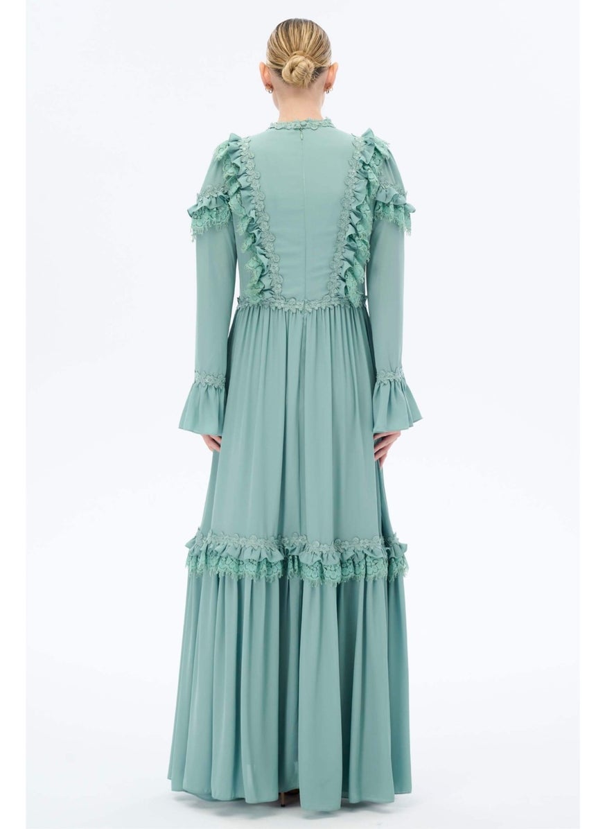 Elegant Lace Dress Mint