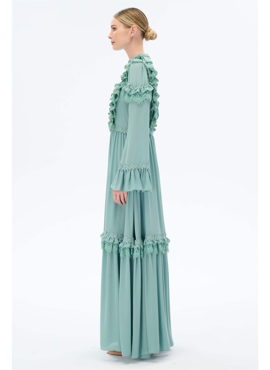 Elegant Lace Dress Mint
