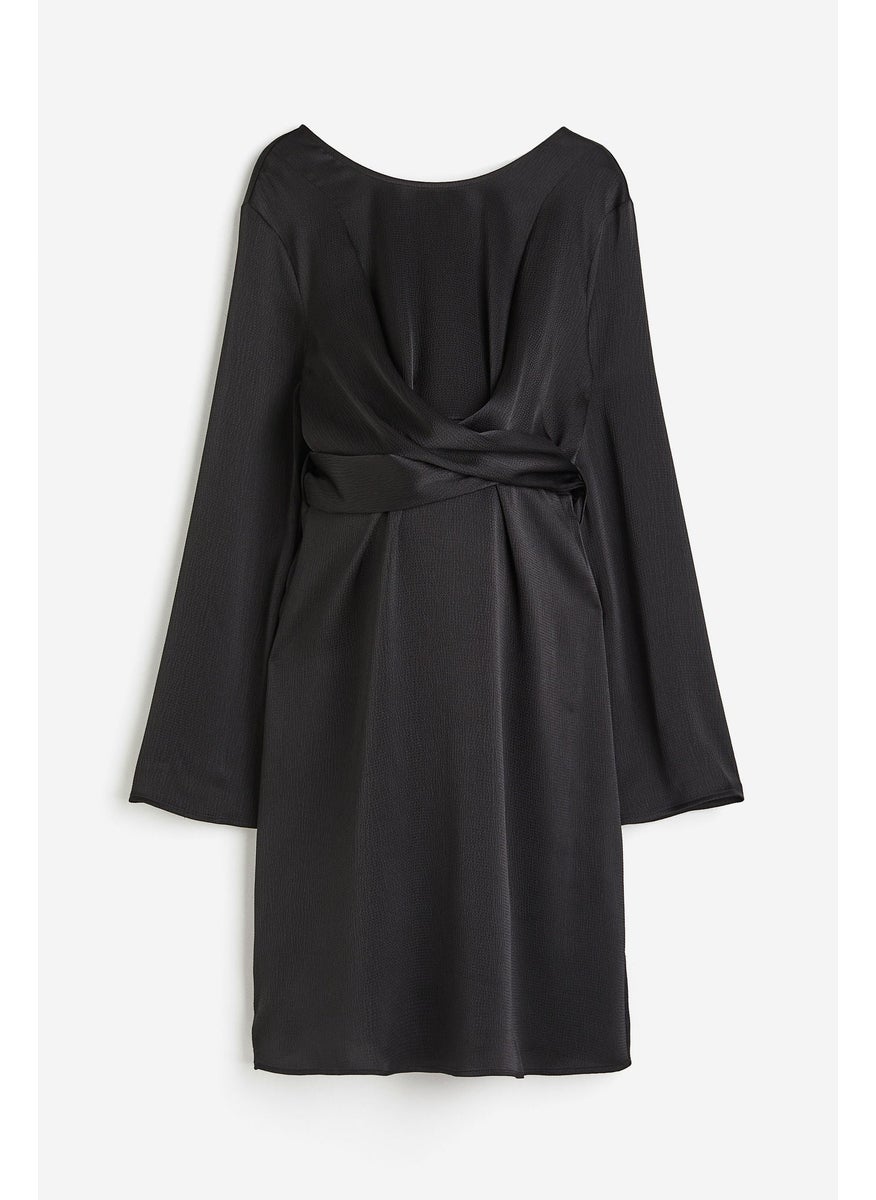 Mama Twist-Detail Nursing Dress
