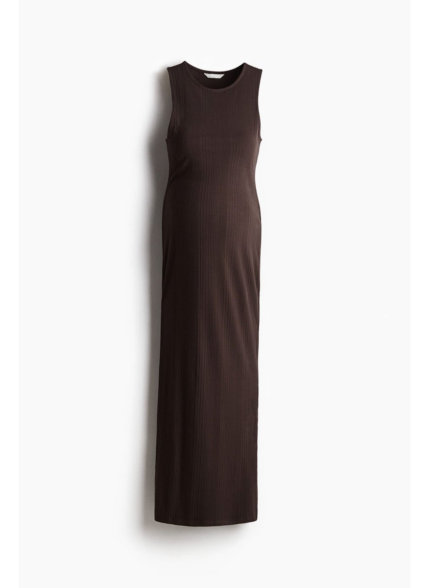 Mama Ribbed Viscose Dress