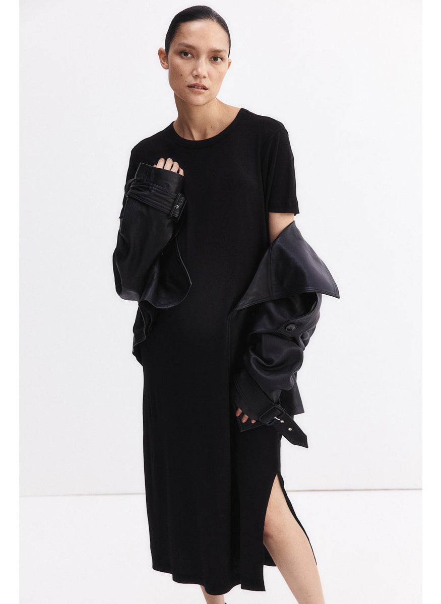 Mama Ribbed T-Shirt Dress
