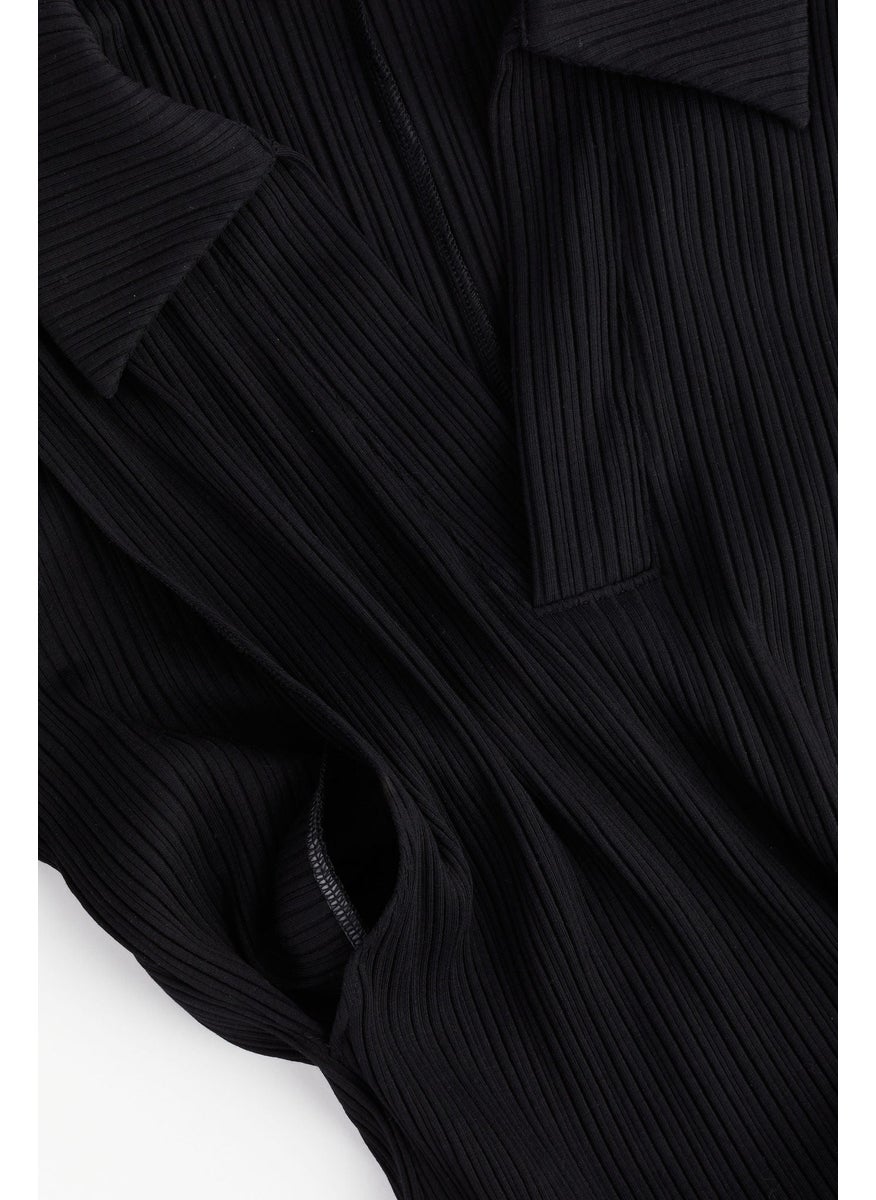Mama Collared Nursing Dress