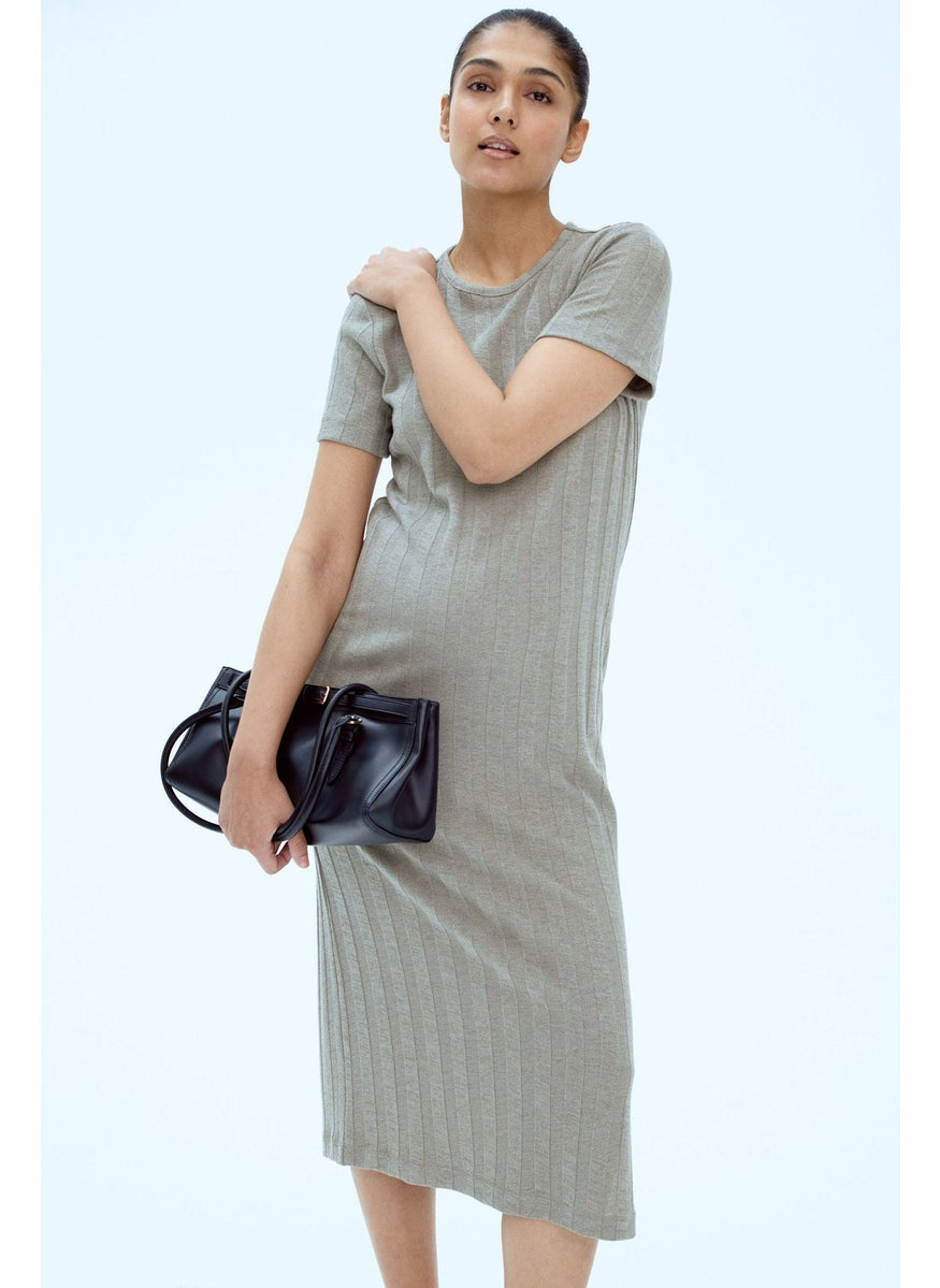 Mama Ribbed Dress