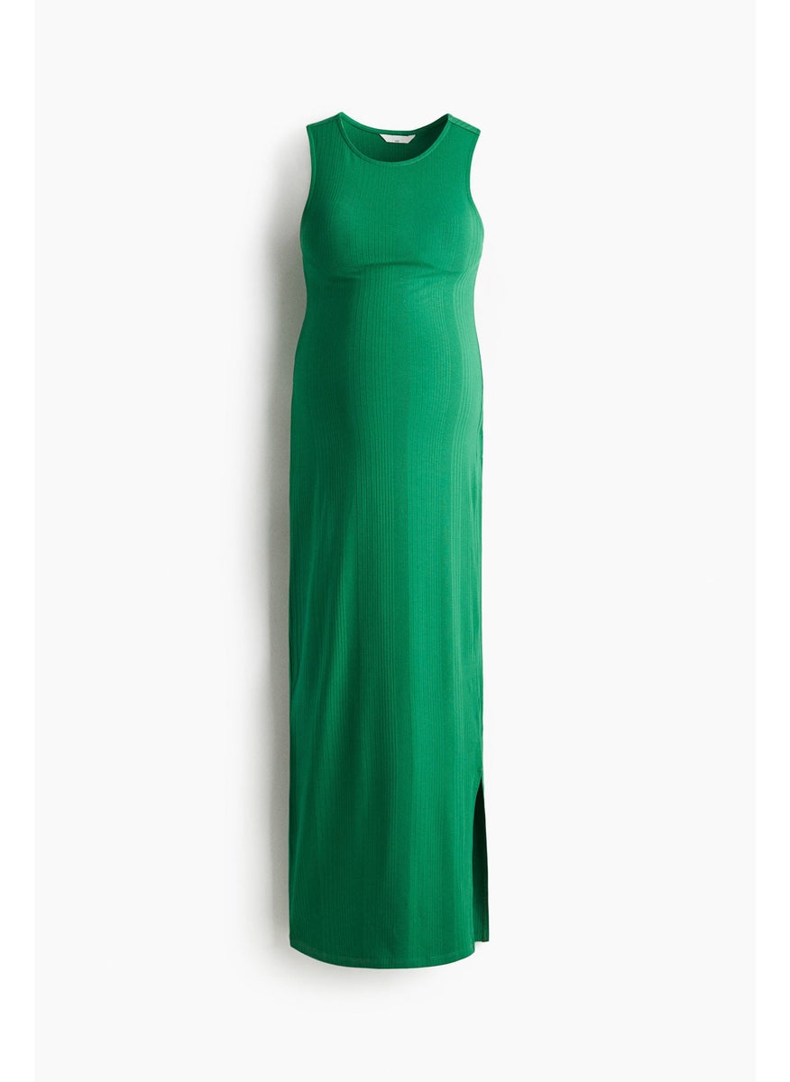 Mama Ribbed Viscose Dress