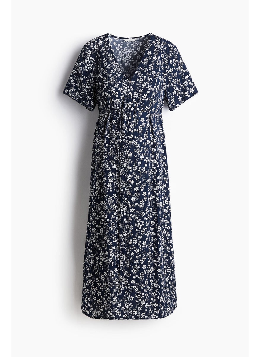 Mama Before & After Tie-Belt Dress