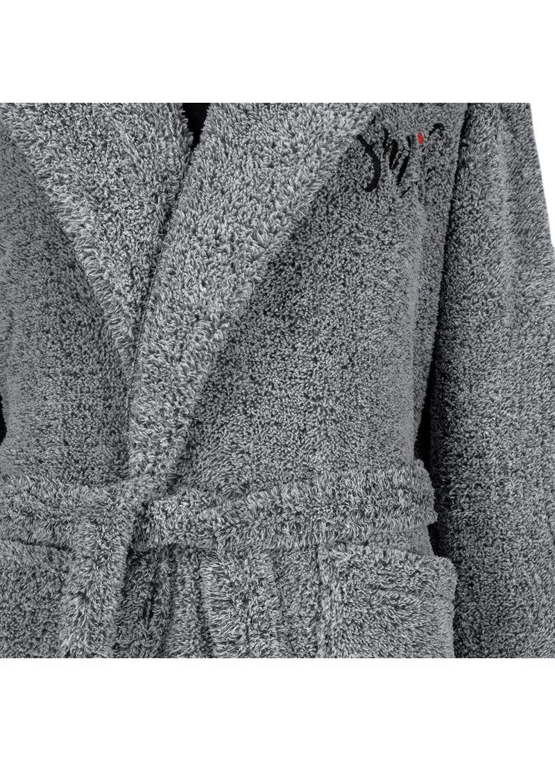 Men's Long Welsoft Hooded Dressing Gown