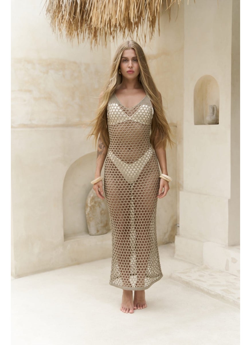Manly Strappy Mink Knit Dress