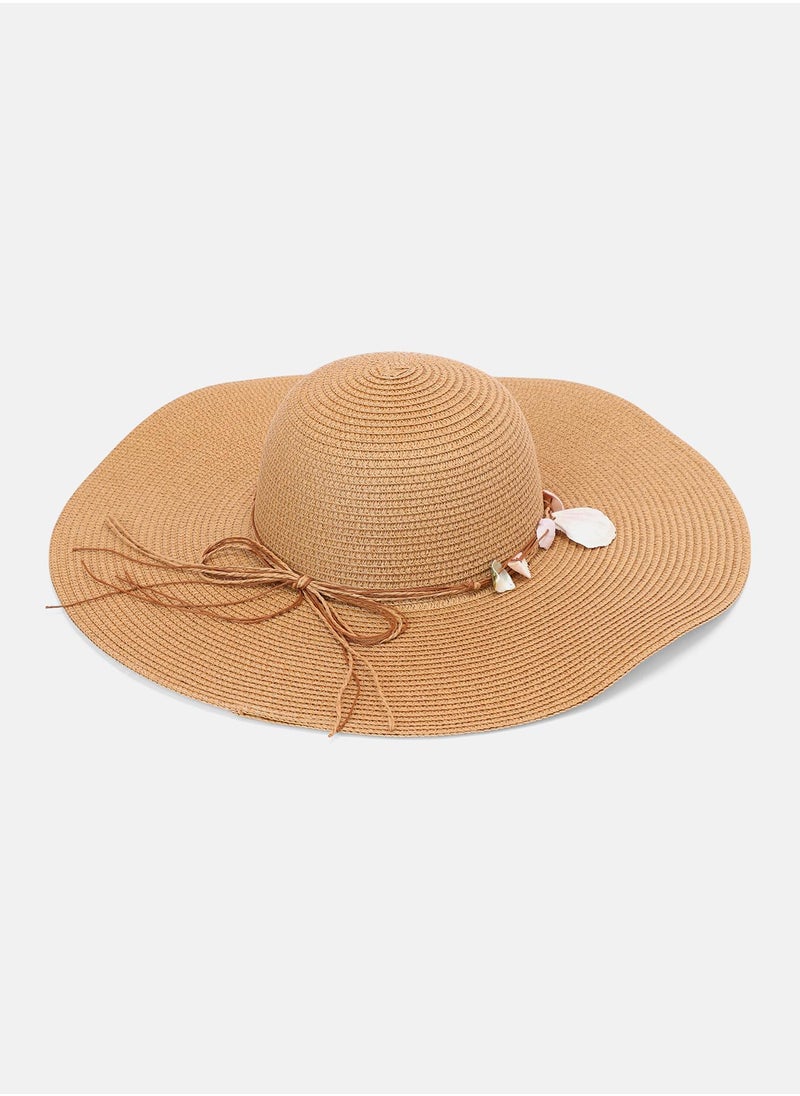 Women's Bahama Sun Hat - Tan Brown