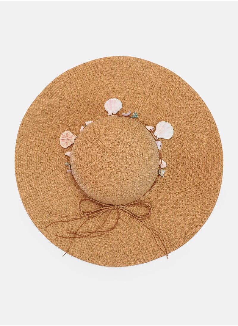 Women's Bahama Sun Hat - Tan Brown