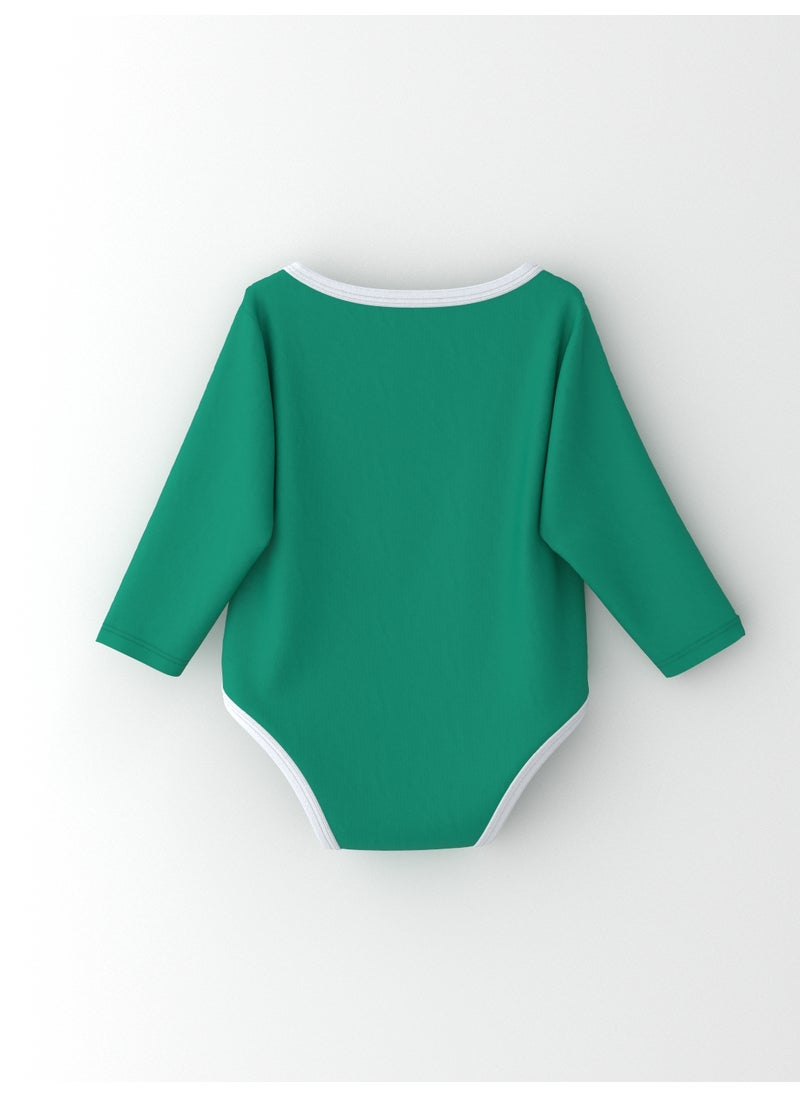 Nautinati Girls' Cotton Printed Pack of 3 Bodysuit