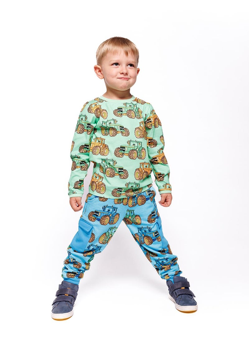 Pants with tractors