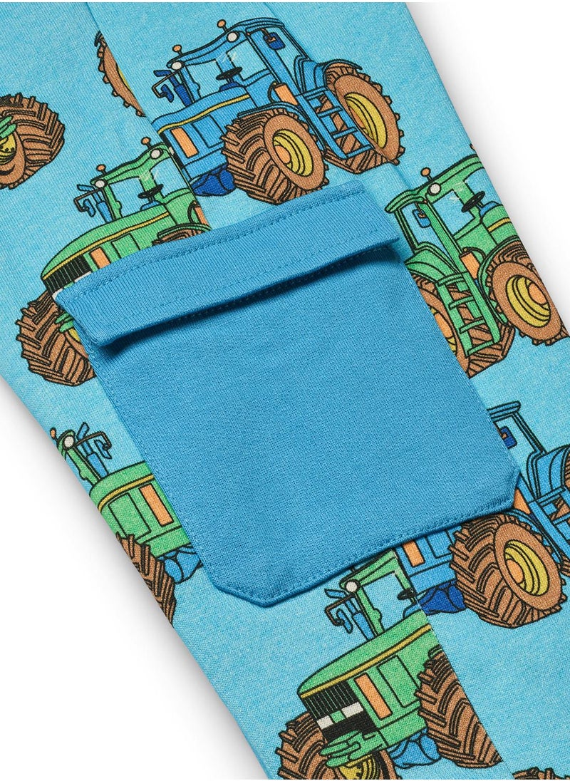 Pants with tractors