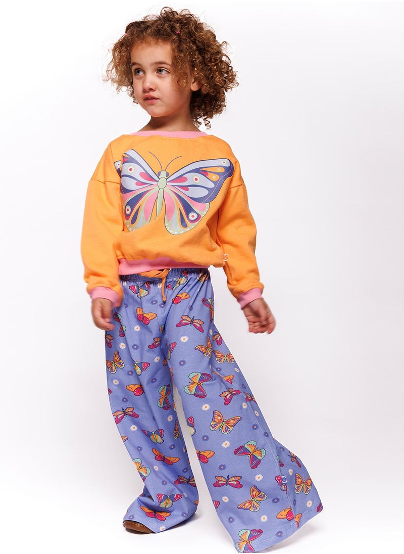 Sweatshirt with butterfly