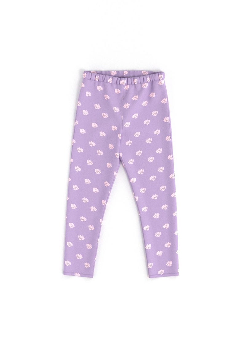 Nautinati Girls' Cotton All-over Print Leggings