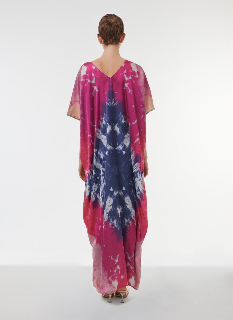 Tie-Dye Printed Kaftan