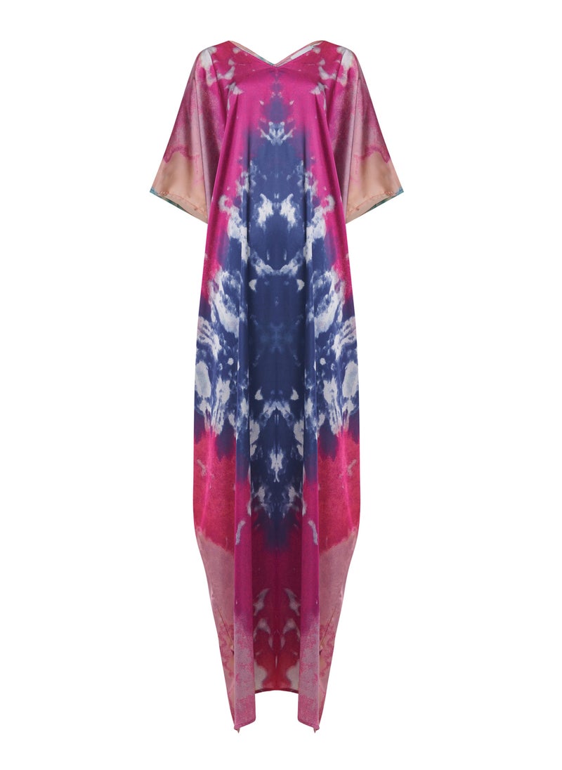 Tie-Dye Printed Kaftan