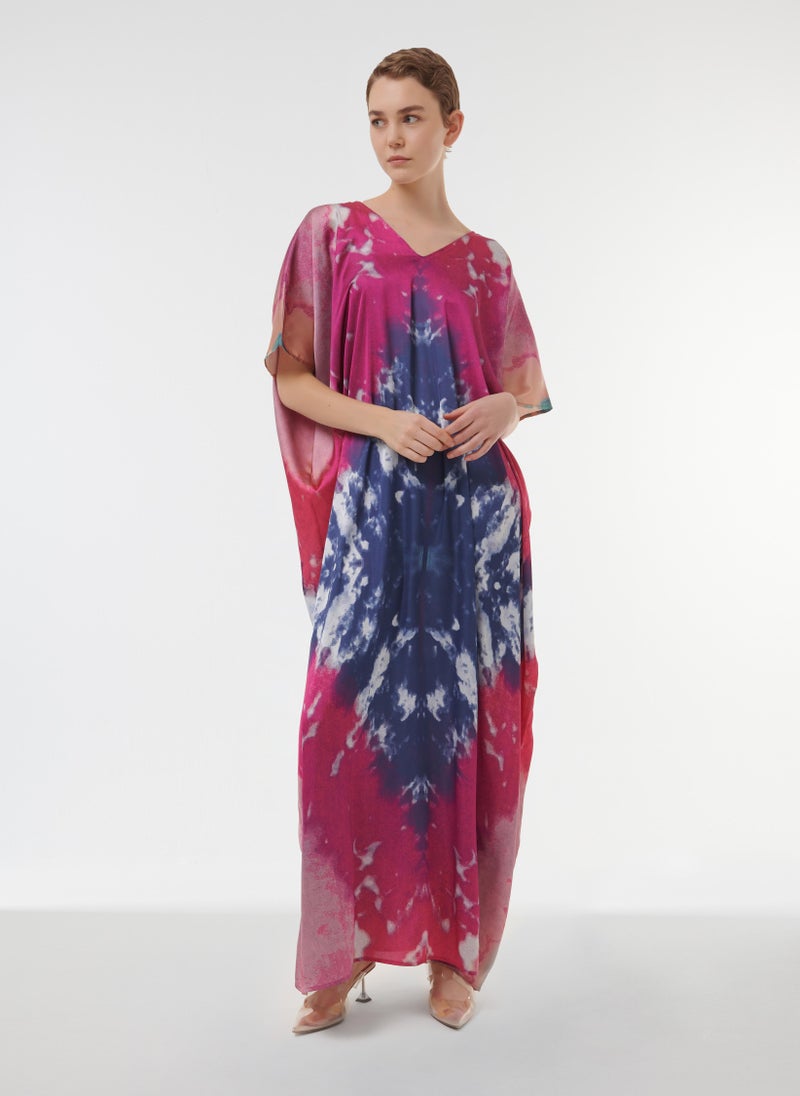 Tie-Dye Printed Kaftan