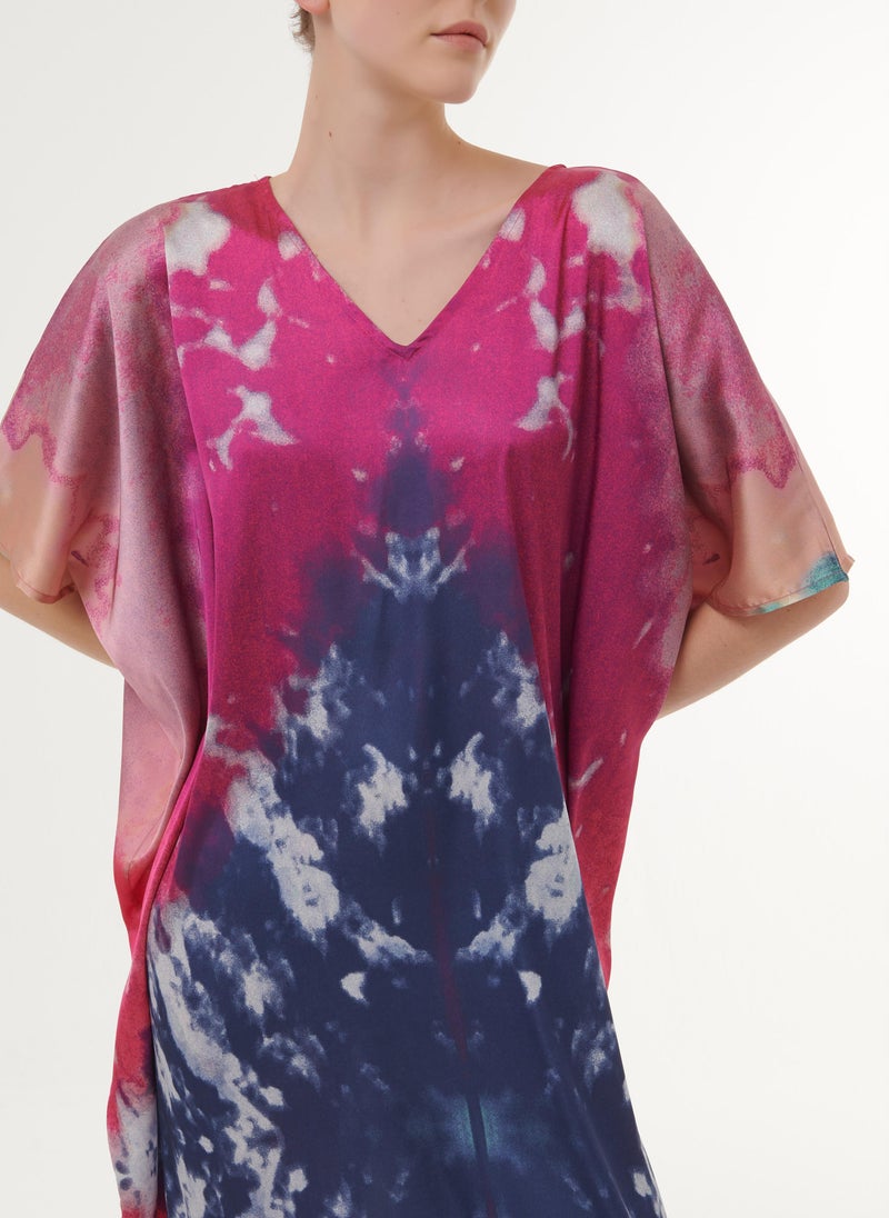 Tie-Dye Printed Kaftan