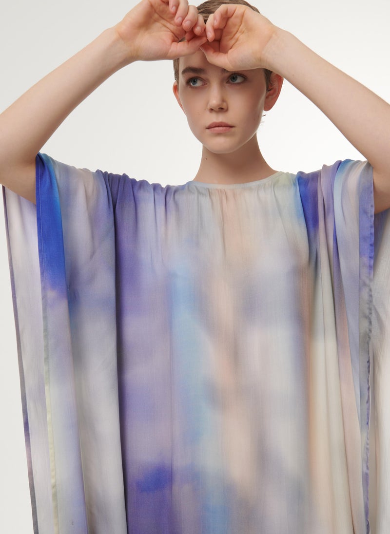 Dappled Printed Kaftan