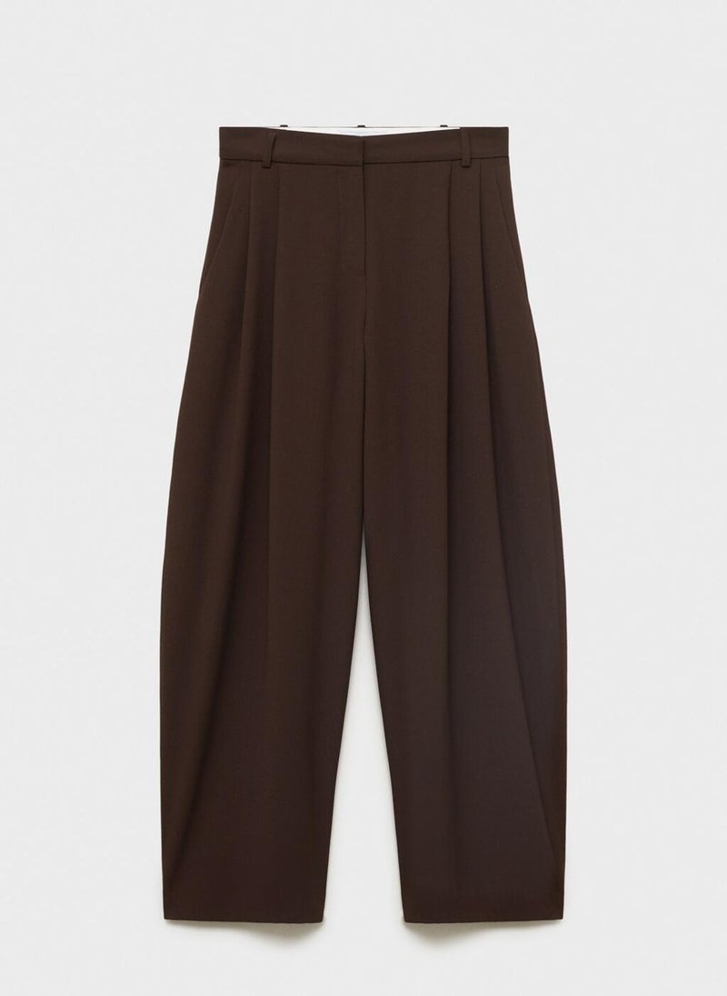 Pleat Detail Trousers