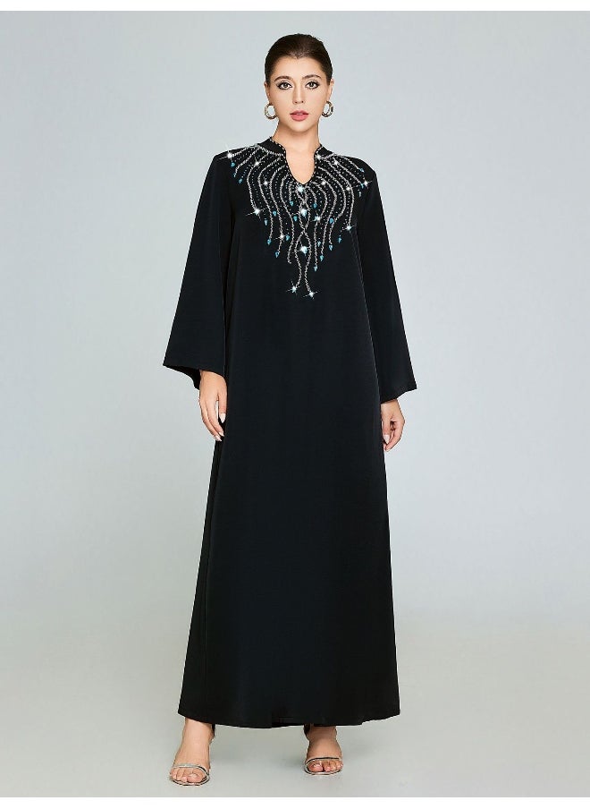 Handcrafted Beaded Embroidered Long Robe