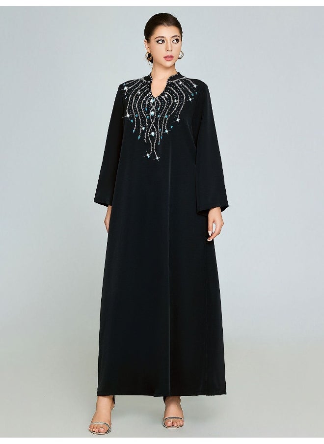 Handcrafted Beaded Embroidered Long Robe