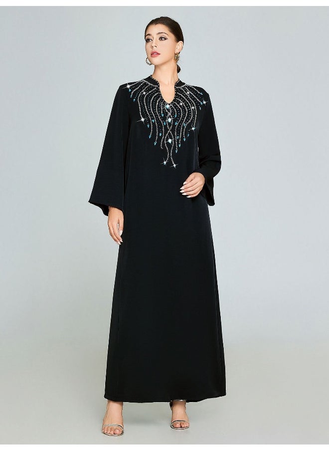 Handcrafted Beaded Embroidered Long Robe