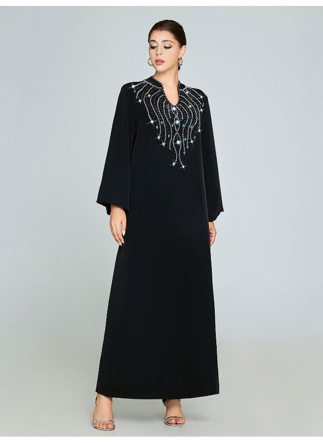 Handcrafted Beaded Embroidered Long Robe