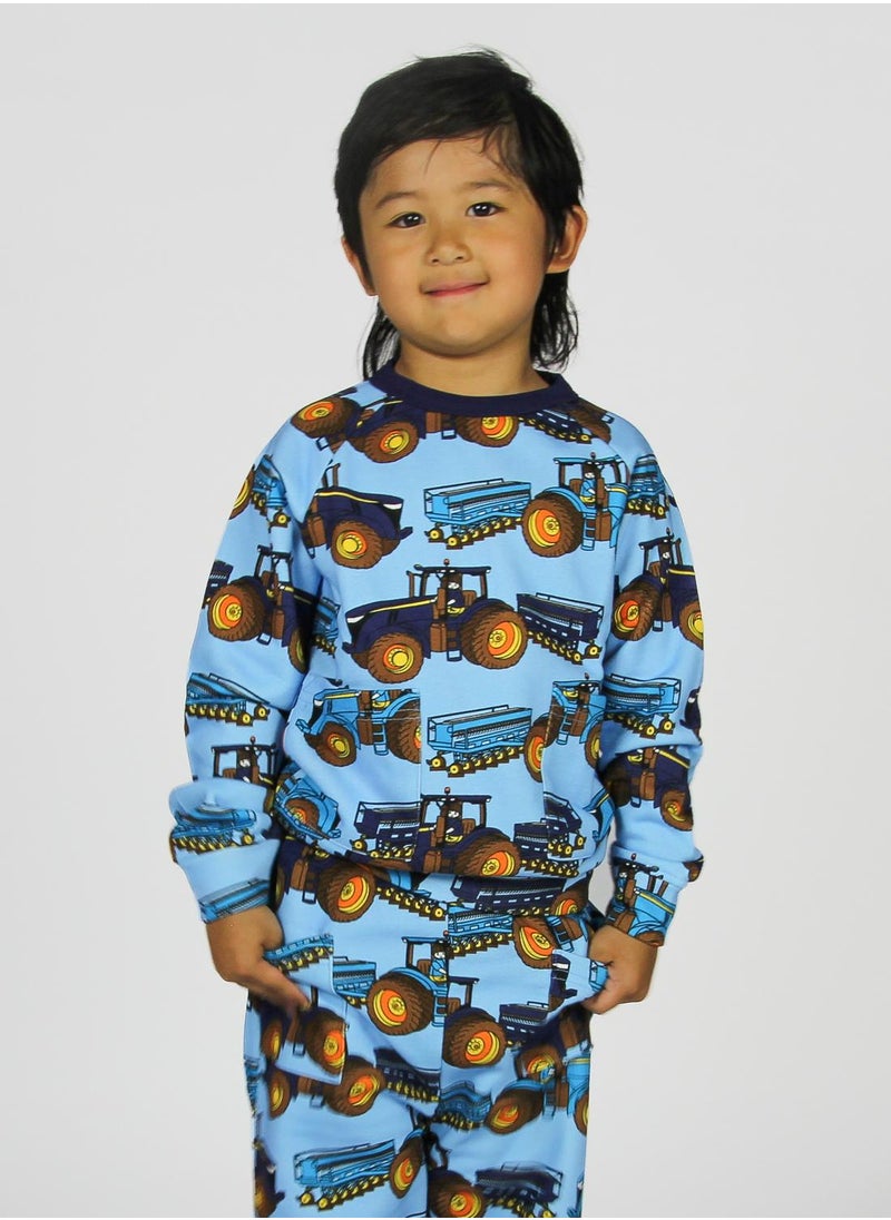 Sweatshirt with tractors