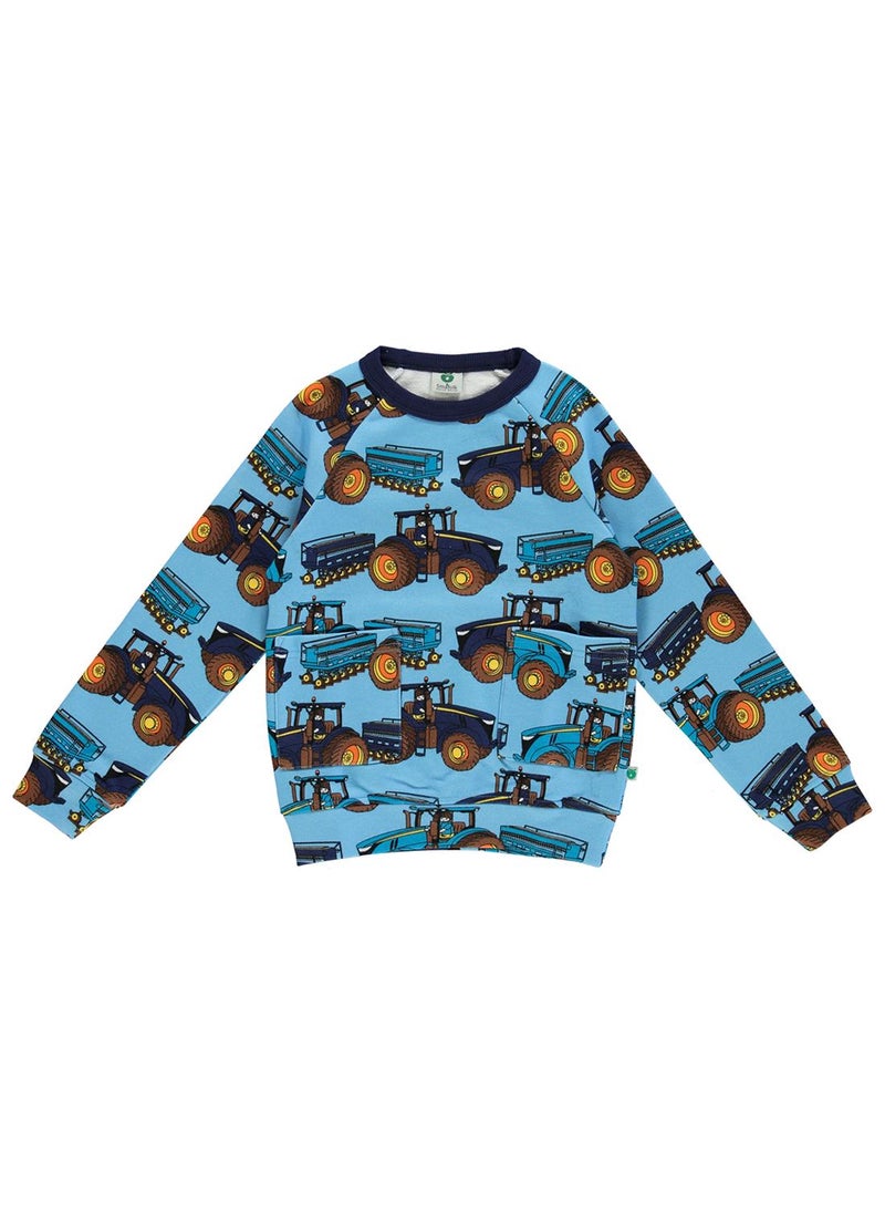 Sweatshirt with tractors