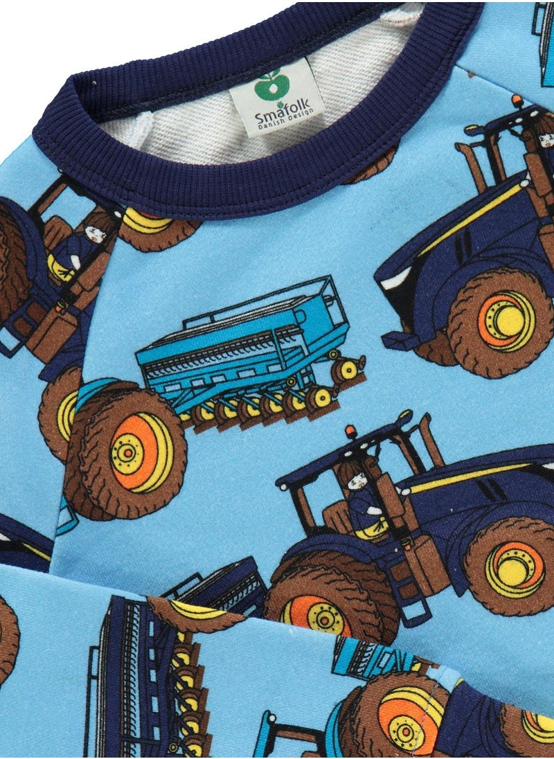 Sweatshirt with tractors