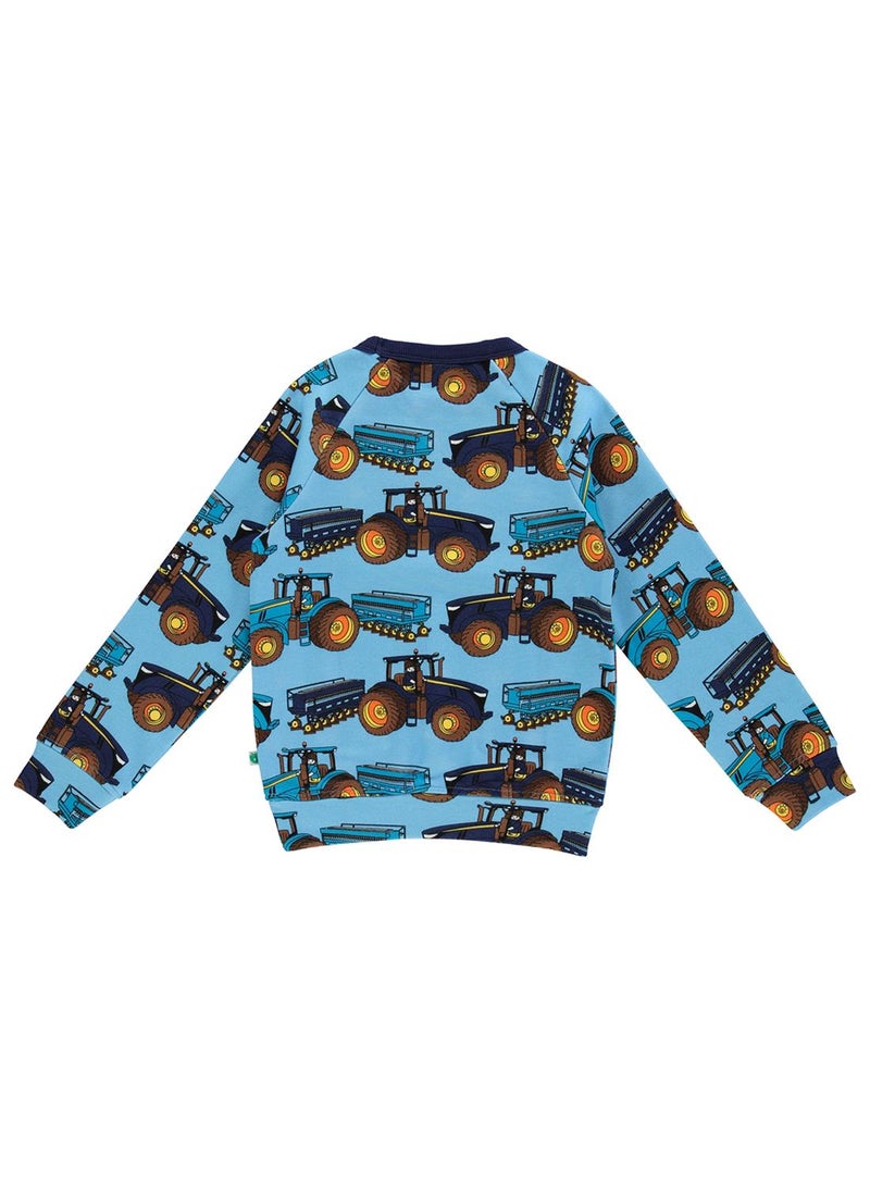 Sweatshirt with tractors