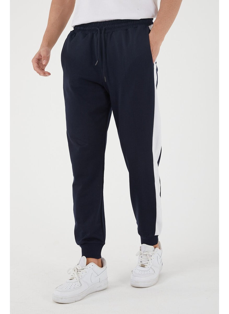 Twenty3 Men Regular Side Paneled Hem Ribbed Pocket Sweatpants