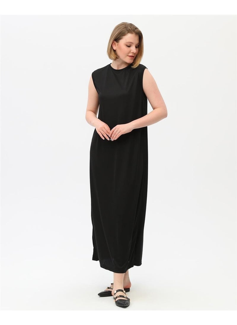 Fashion Show Underwear Plain Basic Sleeveless Dress - 06041.003 - Black