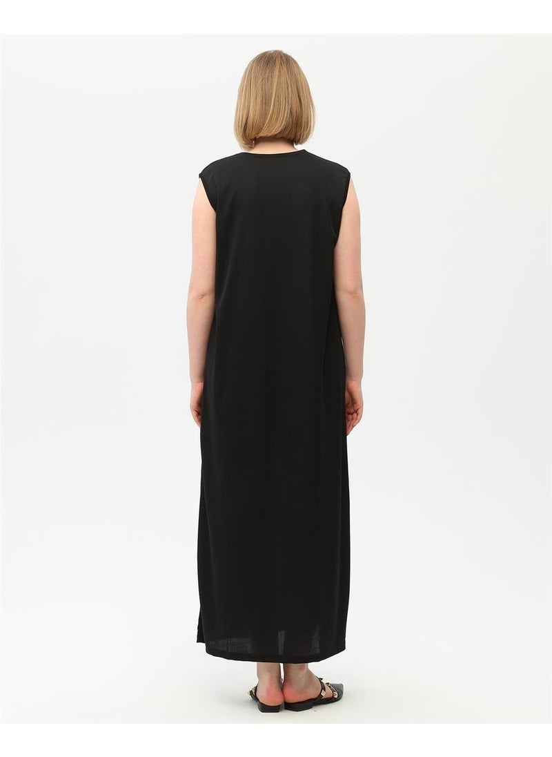 Fashion Show Underwear Plain Basic Sleeveless Dress - 06041.003 - Black
