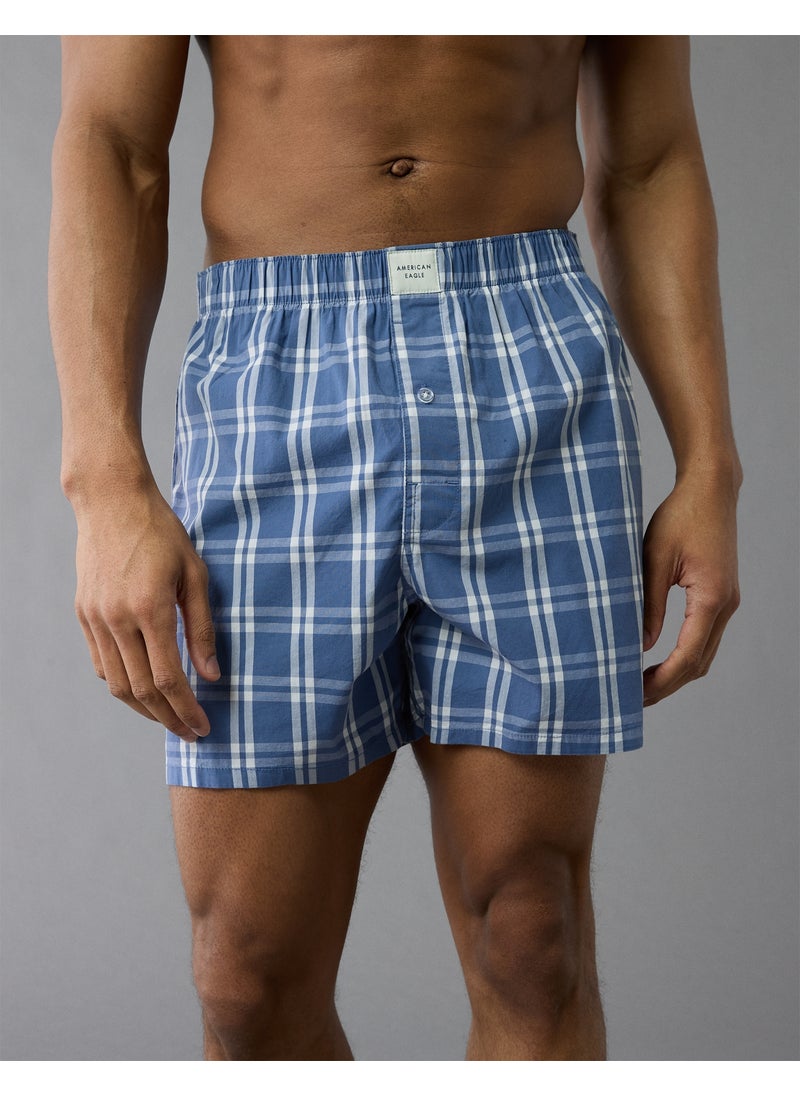AEO Plaid Flannel Boxer Short