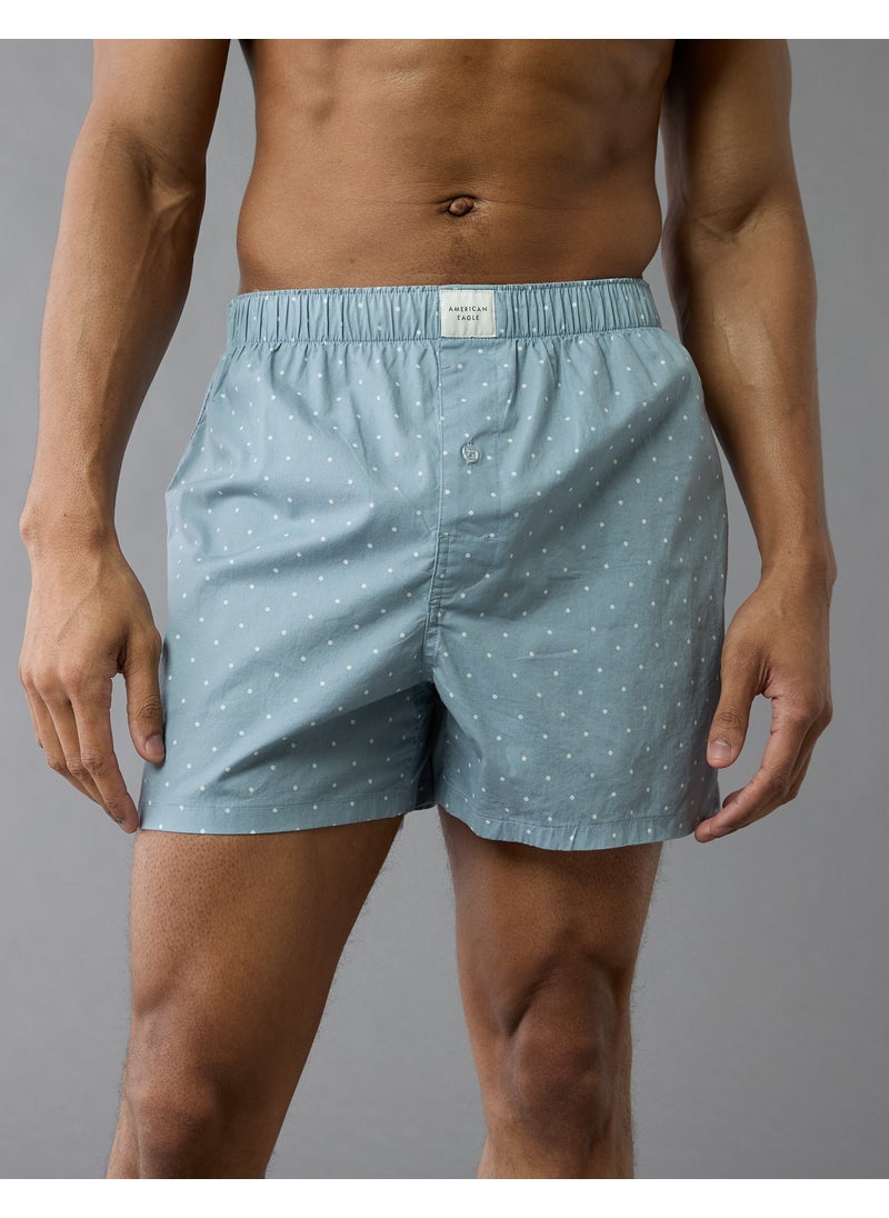 AEO Men's Polka Dots Stretch Boxer Short