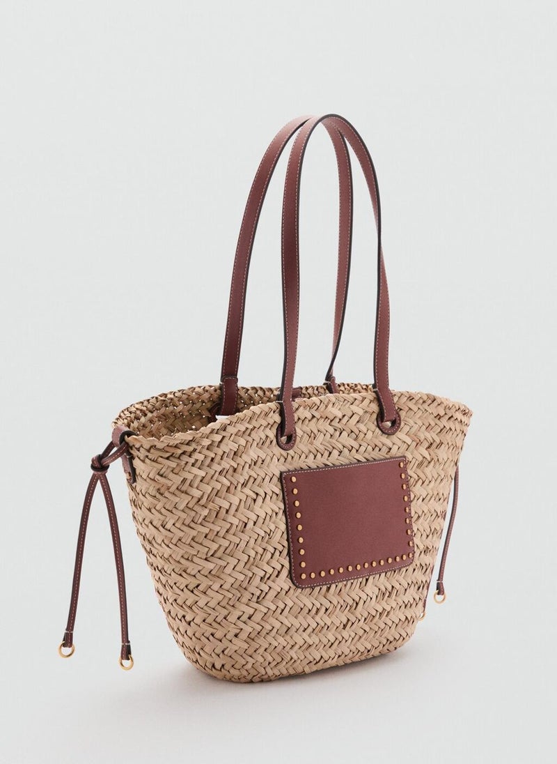 Large Double-Handle Natural Fibre Basket