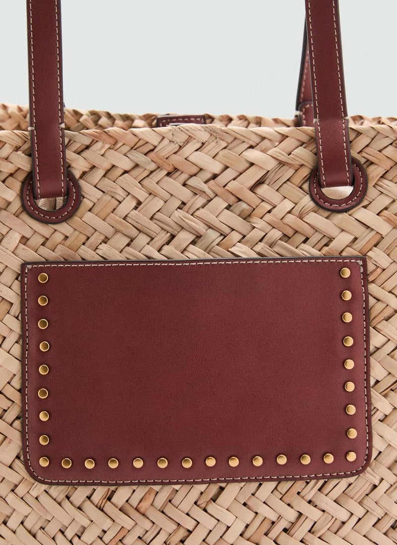 Large Double-Handle Natural Fibre Basket