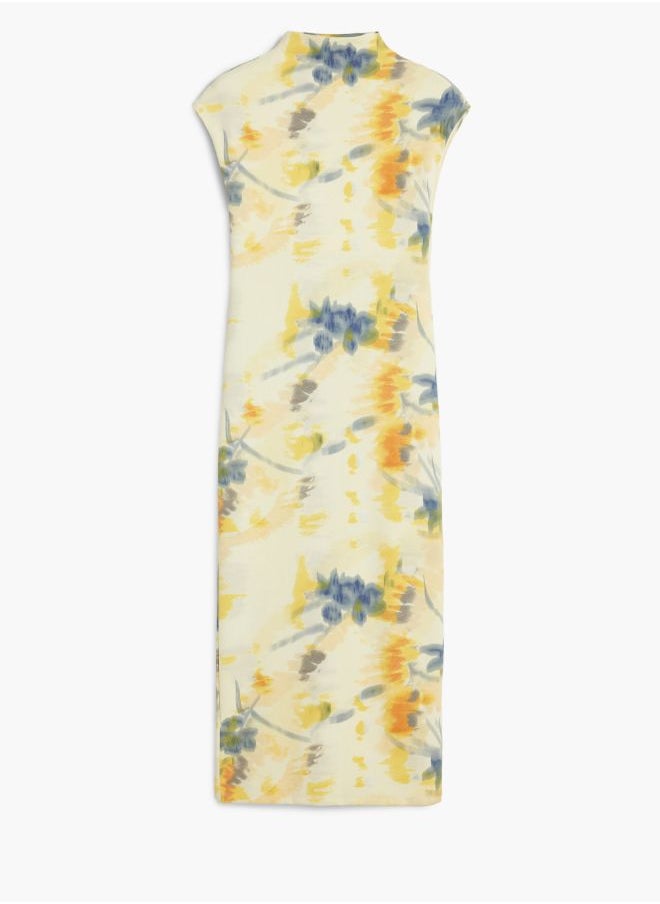 Floral Print Midi Dress