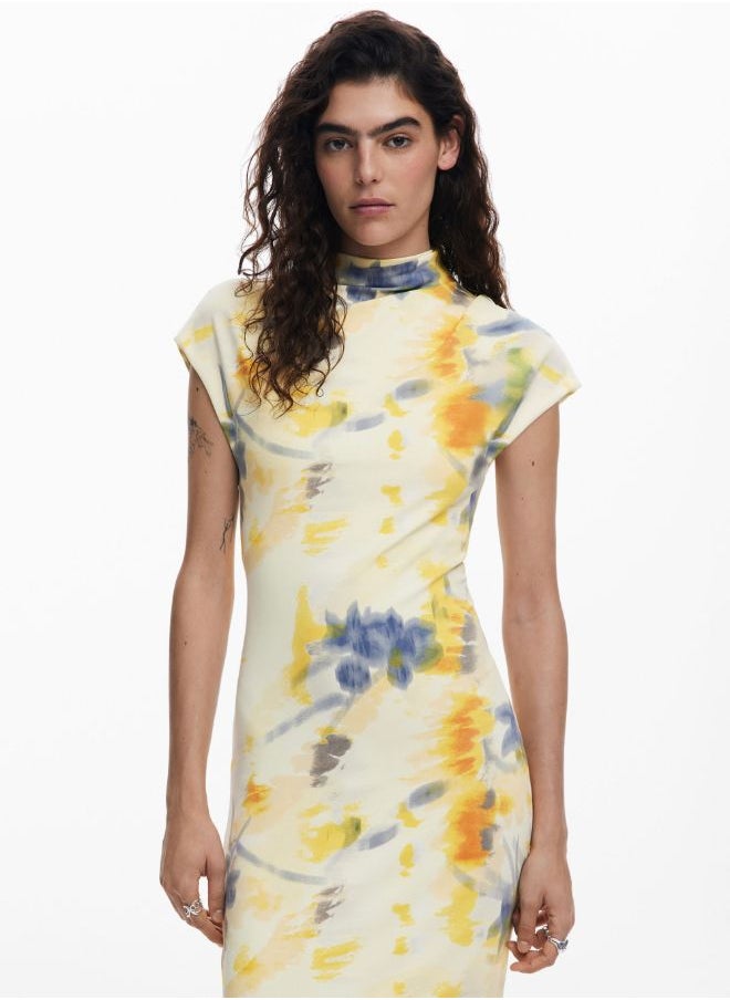 Floral Print Midi Dress