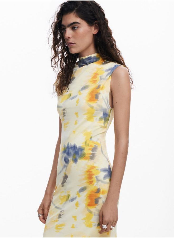 Floral Print Midi Dress