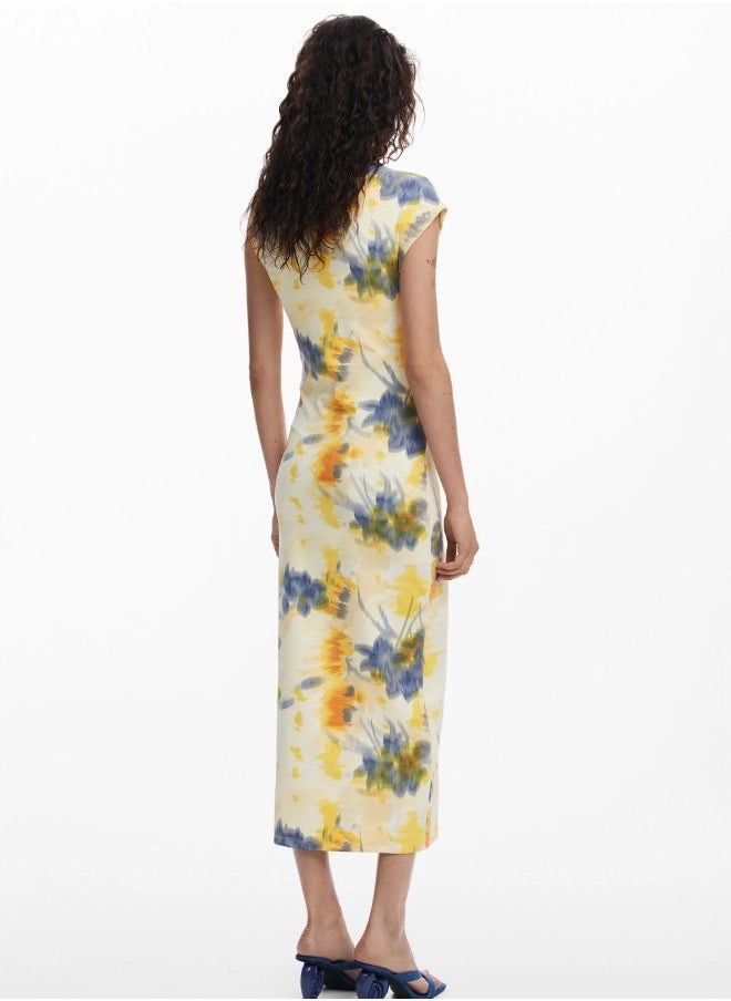 Floral Print Midi Dress