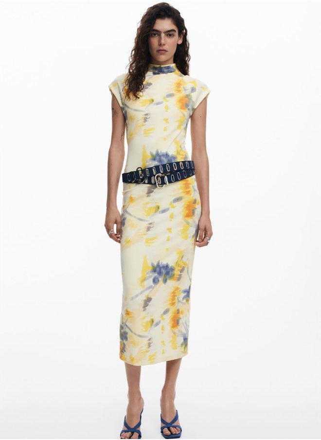 Floral Print Midi Dress
