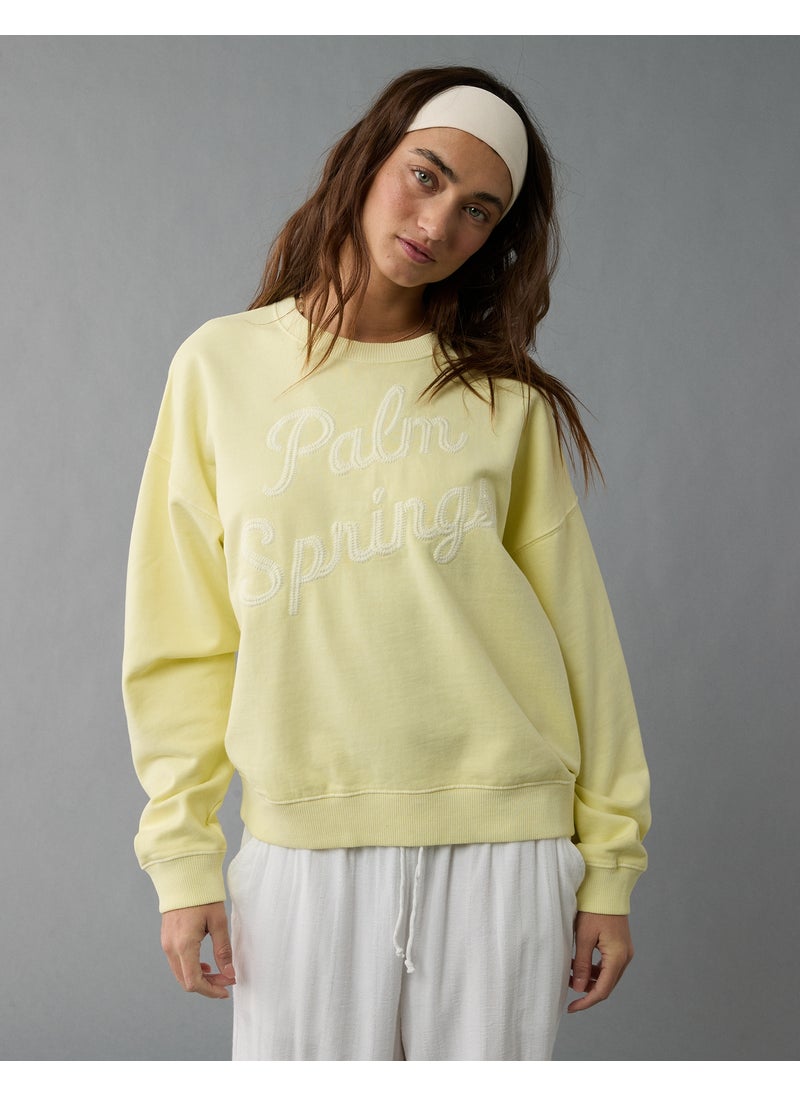 AE Relaxed Fit Destination Graphic Sweatshirt