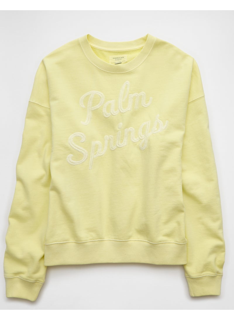 AE Relaxed Fit Destination Graphic Sweatshirt